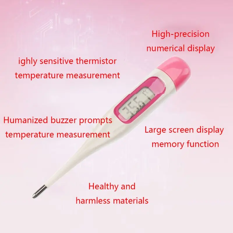 Female Ovulation Digital Thermometer LCD Basal Measuring Temperature Measurement
Female Ovulation Digital Thermometer LCD Basal Measuring Temperature Measurement