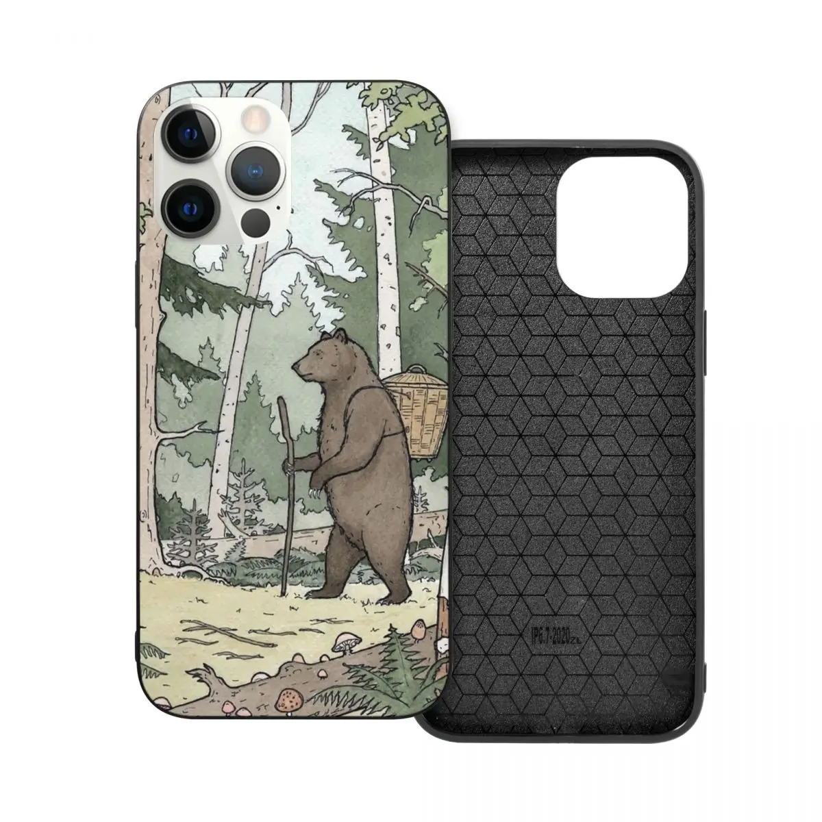 Bear In The Woods PC Glass TPU Phone Bumper for iPhone 13 12 11 Xs Xr X Pro Max Mini 7 8 Se2 Plus 6 6S
Bear In The Woods PC Glass TPU Phone Bumper for iPhone 13 12 11 Xs Xr X Pro Max Mini 7 8 Se2 Plus 6 6S