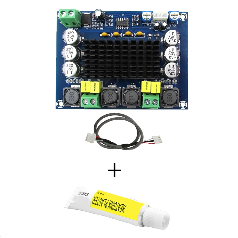 TPA3116D2 High Power Digital Amplifiers Module Dual-Channel Amplificador 2*120W Board Sound Amplifier Audio for Speakers Stereo
TPA3116D2 High Power Digital Amplifiers Module Dual-Channel Amplificador 2*120W Board Sound Amplifier Audio for Speakers Stereo