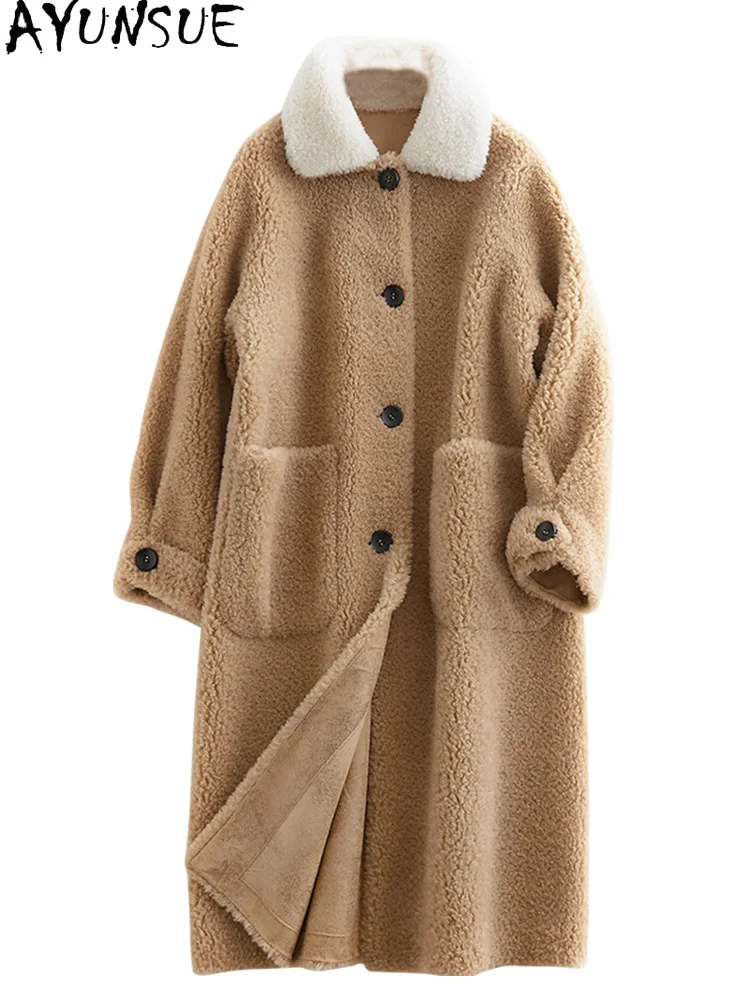 Real Wool 100% Fur Coat Female Jacket Long Women Coats Korean Autumn Winter Clothes 2020 Abrigo Mujer B12F29019-C 1708
Real Wool 100% Fur Coat Female Jacket Long Women Coats Korean Autumn Winter Clothes 2020 Abrigo Mujer B12F29019-C 1708