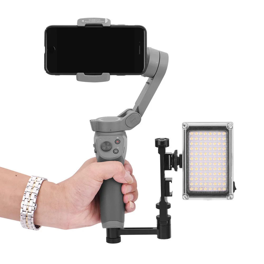 L-образный держатель ручки для DJI OM 4 Osmo Mobile 3 2 стабилизатор штатив Удлинительный стержень светодиодная подсветка для видеосъемки
L-образный держатель ручки для DJI OM 4 Osmo Mobile 3 2 стабилизатор штатив Удлинительный стержень светодиодная подсветка для видеосъемки