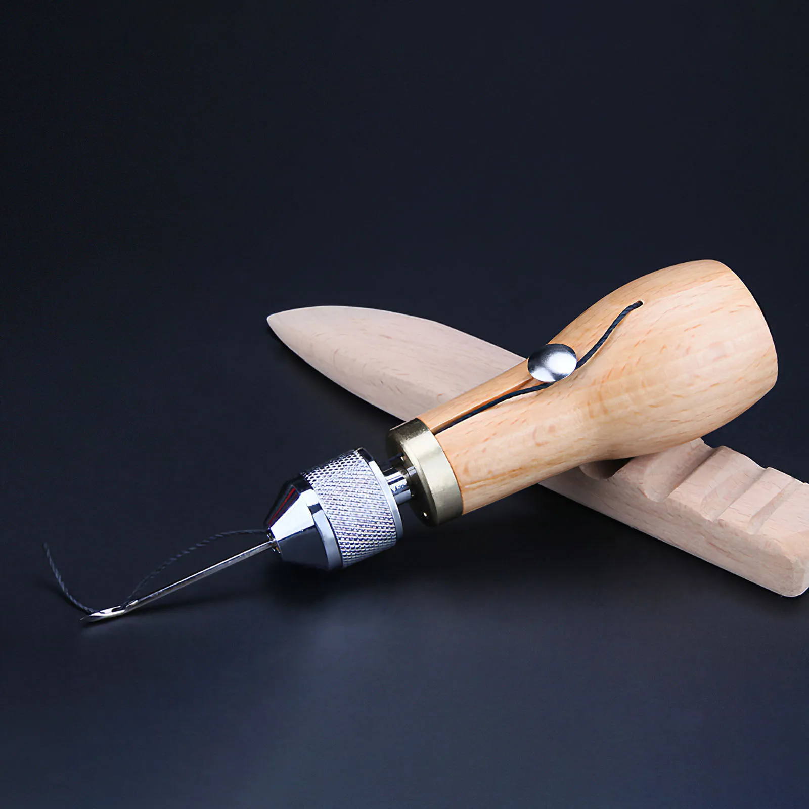 Leather Stitching Tool Stitching Sewing Awl Leather Hand Stitcher Thread Needles Kit For Fabric Craft Stitch Leather Fabric
Leather Stitching Tool Stitching Sewing Awl Leather Hand Stitcher Thread Needles Kit For Fabric Craft Stitch Leather Fabric