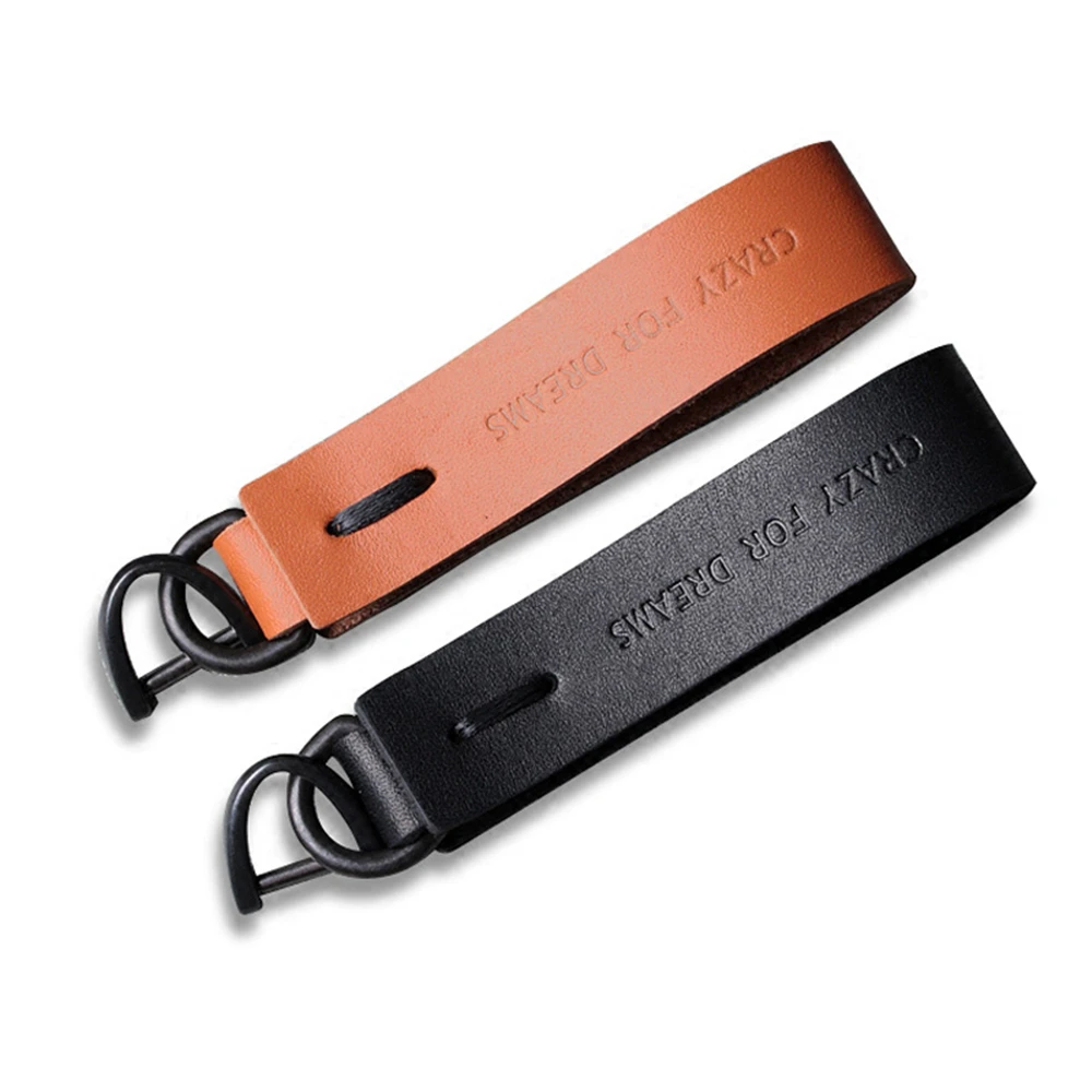 Genuine Leather KeyChain KeyRing Key Decoration Holder Auto Key Chain Charm Accessory Pendant Brand New Black Brown Words
Genuine Leather KeyChain KeyRing Key Decoration Holder Auto Key Chain Charm Accessory Pendant Brand New Black Brown Words