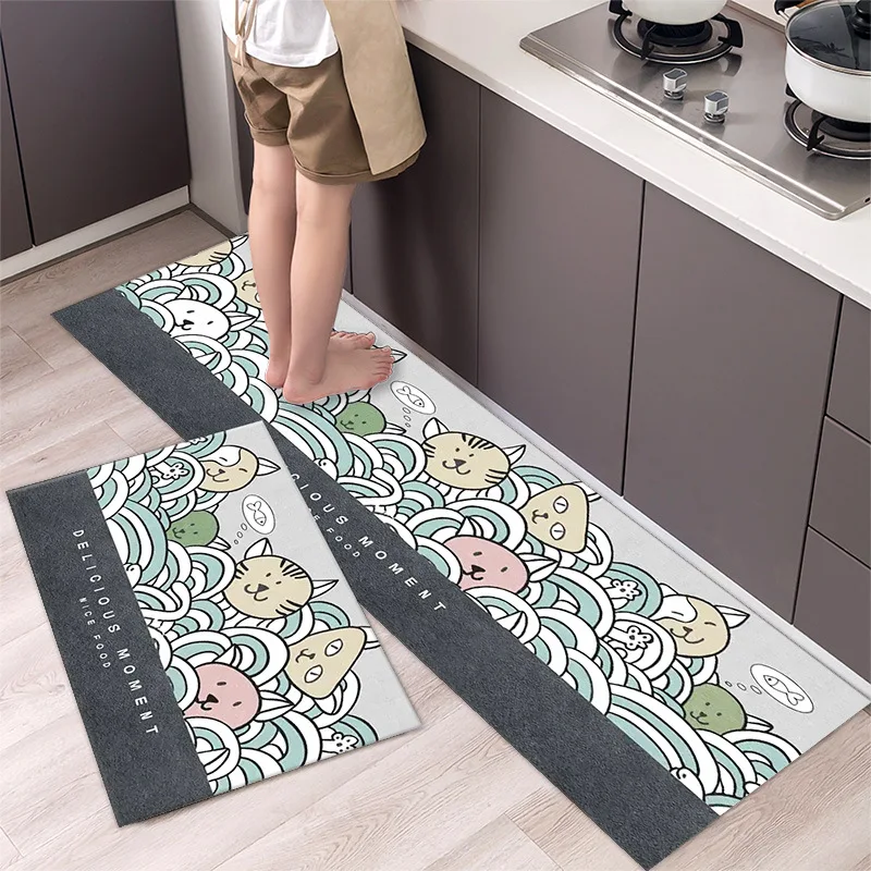 Fashionable Simple Nordic StyleWaterproof Kitchen Floor Mat Household Carpet Long Strip Door Mat Modern Home Decor
Fashionable Simple Nordic StyleWaterproof Kitchen Floor Mat Household Carpet Long Strip Door Mat Modern Home Decor