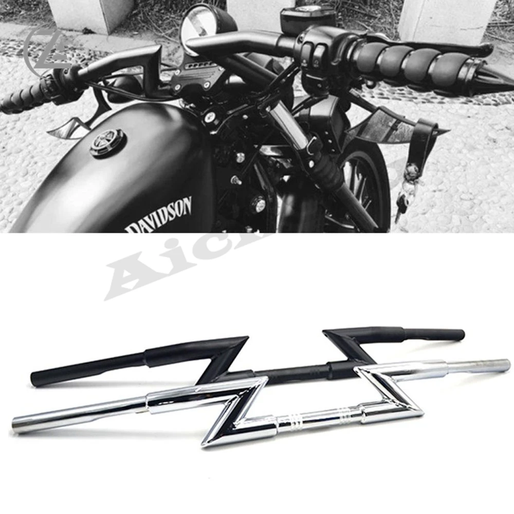 Motorcycle 25mm*860mm Black Chrome Retro Drag Handle Handlebar Z Bar Steering Wheel For Harley BMW Honda Kawasaki Suzuki Yamaha
Motorcycle 25mm*860mm Black Chrome Retro Drag Handle Handlebar Z Bar Steering Wheel For Harley BMW Honda Kawasaki Suzuki Yamaha
