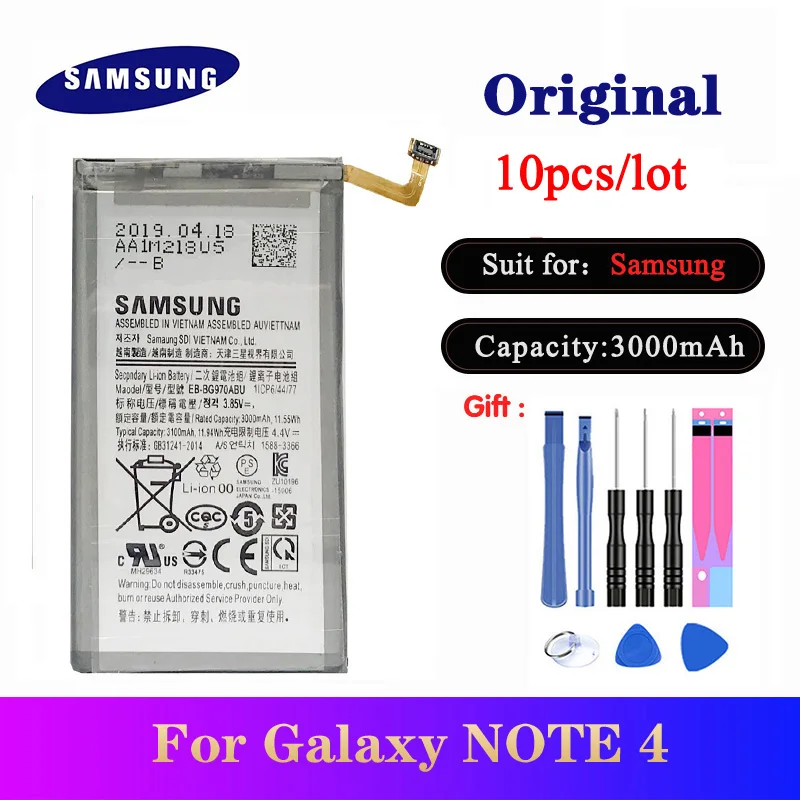 10pcs/lot EB-BG970ABU Orginal Battery For Samsung Galaxy S10 E G9700 SM-G970F/DS SM-G970F SM-G970U SM-G970W
10pcs/lot EB-BG970ABU Orginal Battery For Samsung Galaxy S10 E G9700 SM-G970F/DS SM-G970F SM-G970U SM-G970W