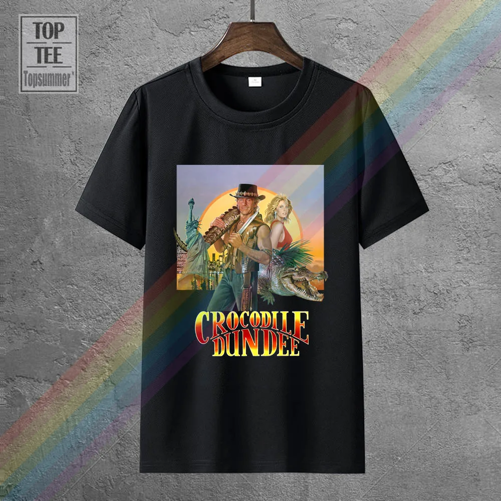 Crocodile Dundee Poster Homme T Shirt Fitness Clothing Tshirt Cool Logo Tshirts Black And White Tee Shirt Black Top
Crocodile Dundee Poster Homme T Shirt Fitness Clothing Tshirt Cool Logo Tshirts Black And White Tee Shirt Black Top