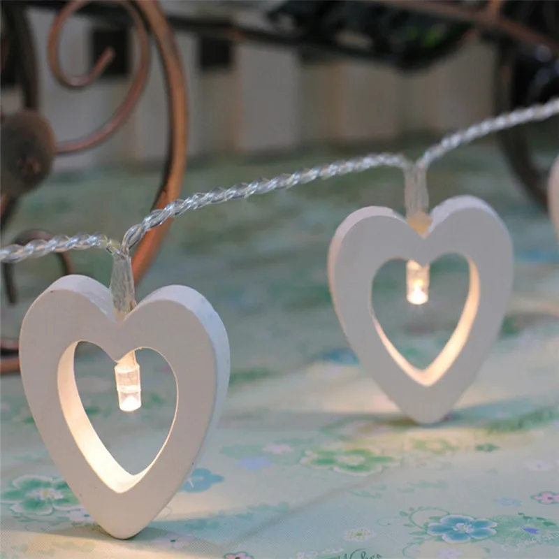 1.5m LED Warmwhite Wood Heart Lights String Decorations for Home Wedding Decoration Christmas Baby Shower Party Decorations
1.5m LED Warmwhite Wood Heart Lights String Decorations for Home Wedding Decoration Christmas Baby Shower Party Decorations