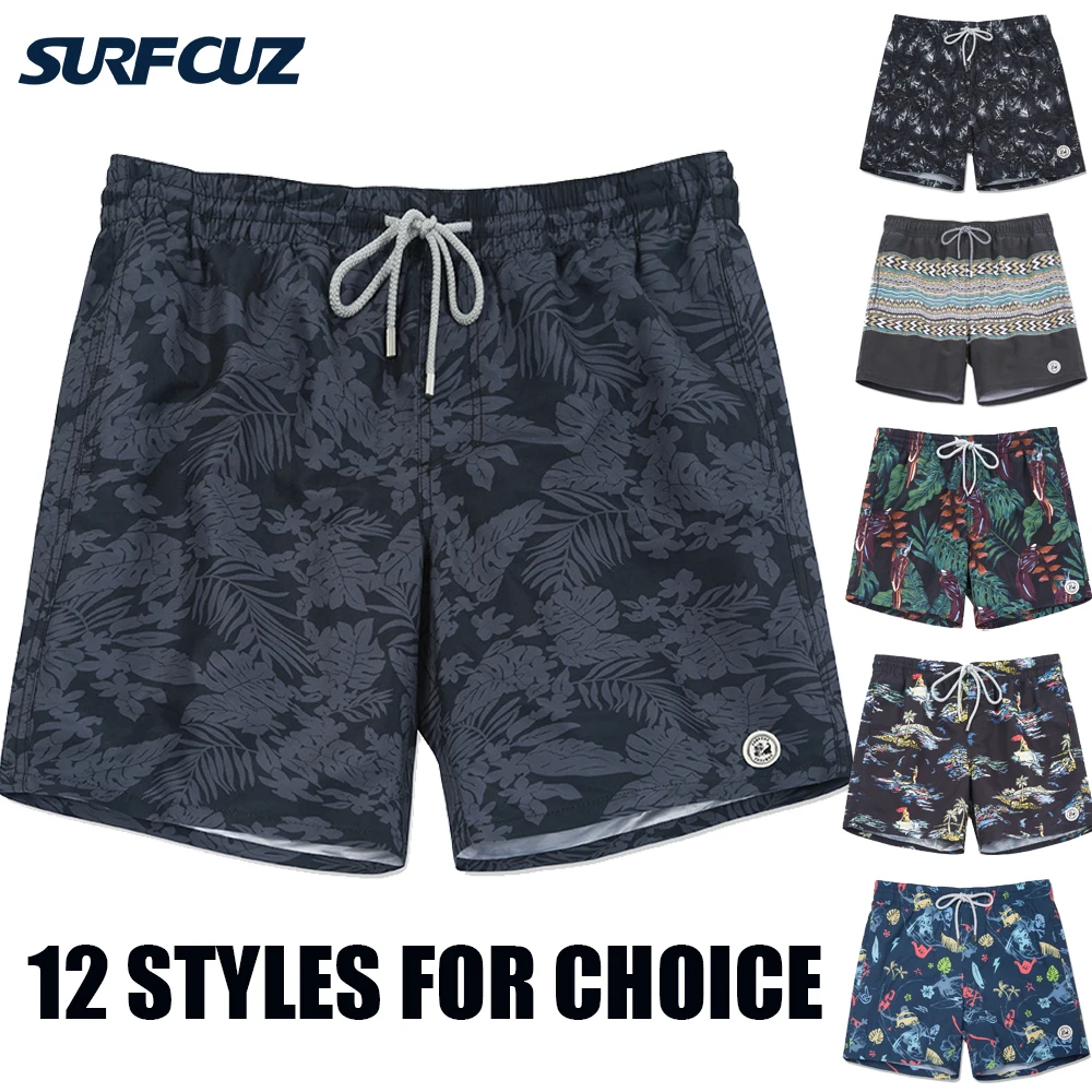 SURFCUZ Mens Quick Dry Swim Trunks Printed Beach Board Shorts with Mesh Lining Swimwear Bathing Suits Swimming Shorts for Men 
SURFCUZ Mens Quick Dry Swim Trunks Printed Beach Board Shorts with Mesh Lining Swimwear Bathing Suits Swimming Shorts for Men
