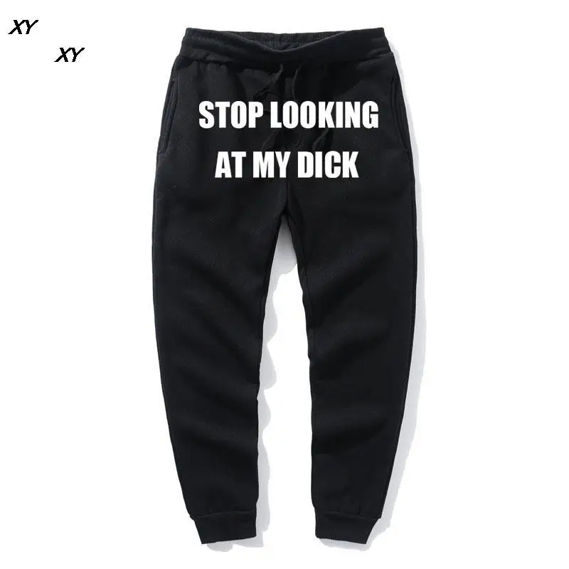 Letter Print SweatPants Stop Looking At My Dick Hip Hop Women Sweatpants High Waist Hippie Men Joggers Dropshipping Trousers
Letter Print SweatPants Stop Looking At My Dick Hip Hop Women Sweatpants High Waist Hippie Men Joggers Dropshipping Trousers