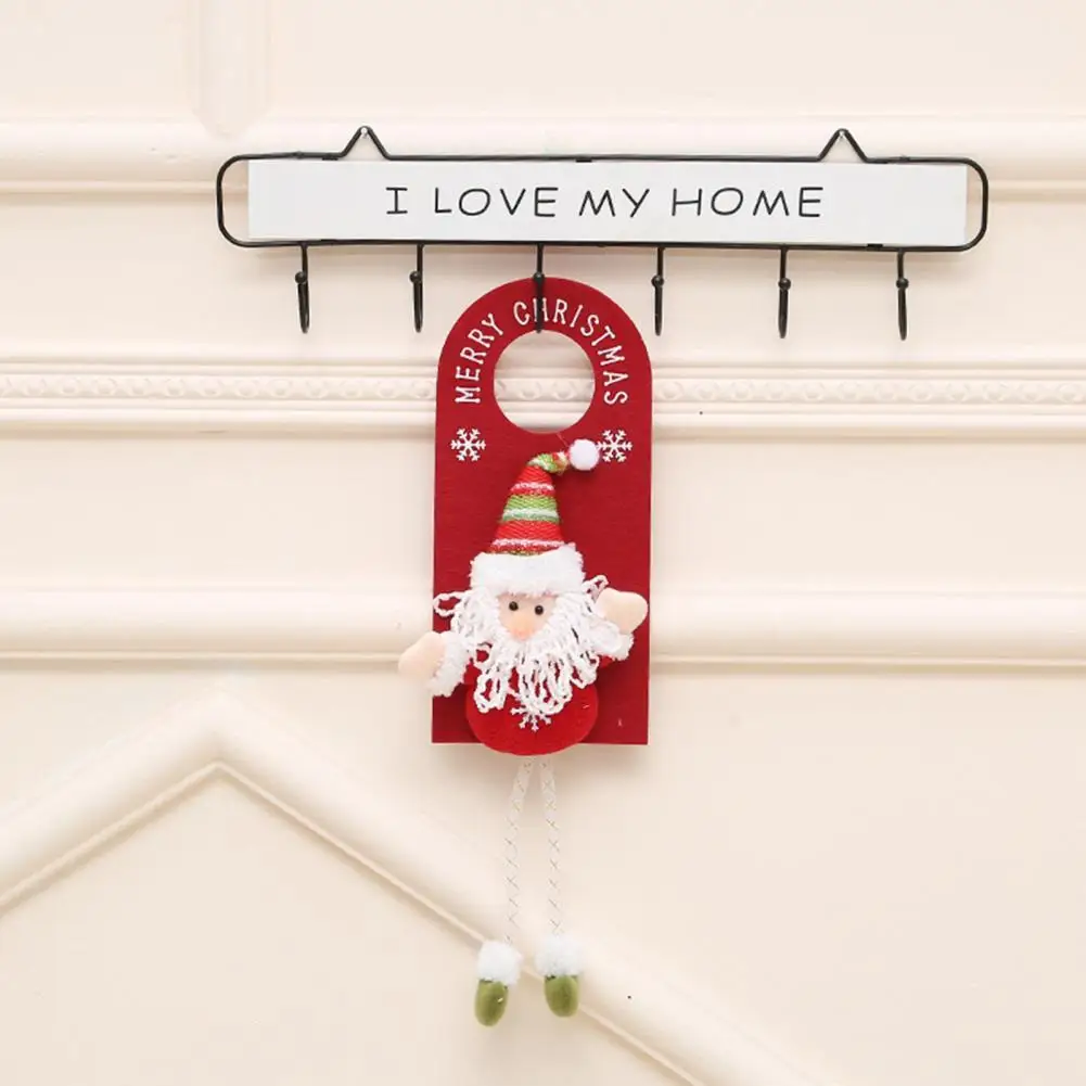 Hanging Ornament Eye-catching Wear Resistant Fabric 3D Christmas Door Hanger Decor for Home
Hanging Ornament Eye-catching Wear Resistant Fabric 3D Christmas Door Hanger Decor for Home