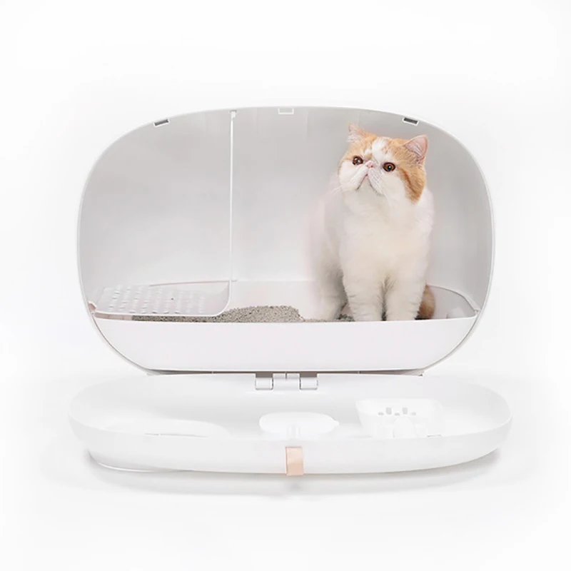Cat Wc Litter Box Bedpans Semi Closed Large Cat Toilet Anti Splash Domestic Pet Cats Potty Big Space Beautiful Tray Pet Supplies
Cat Wc Litter Box Bedpans Semi Closed Large Cat Toilet Anti Splash Domestic Pet Cats Potty Big Space Beautiful Tray Pet Supplies