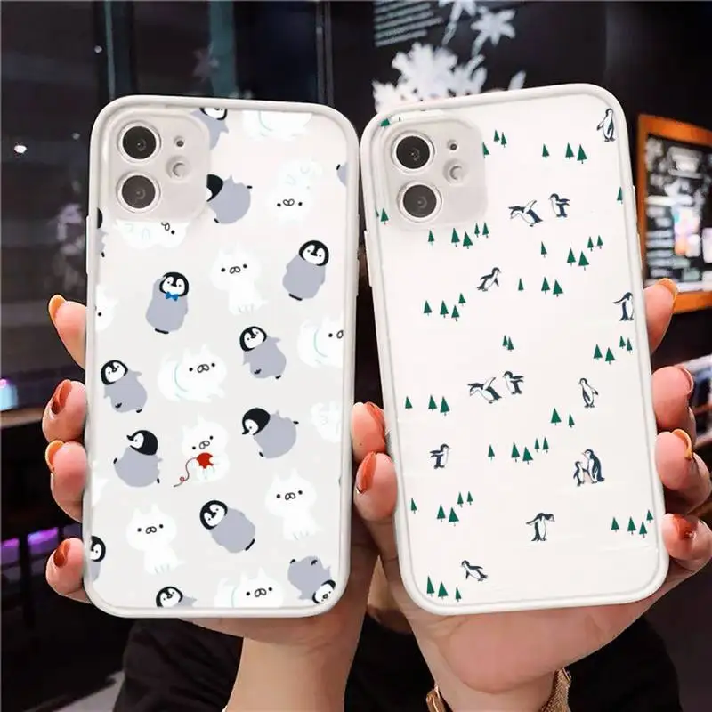 Penguin Phone Case Transparent Matte For IPhone 7 8 11 12 S Mini Pro X XS XR MAX Plus Cover Shell
Penguin Phone Case Transparent Matte For IPhone 7 8 11 12 S Mini Pro X XS XR MAX Plus Cover Shell