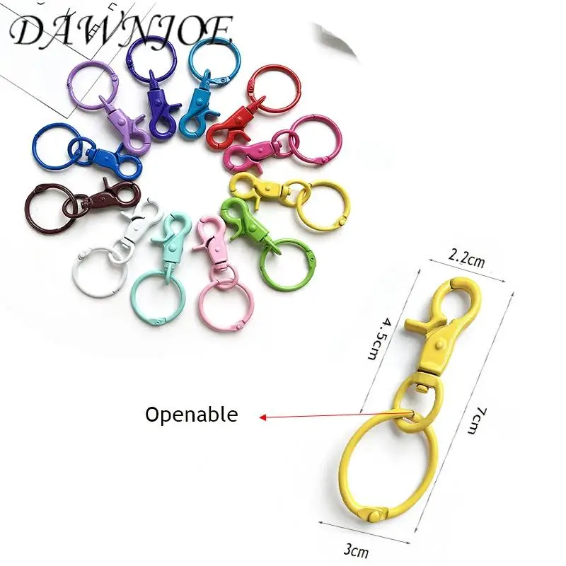 5 pcs Many Color Paint Keychain Creative Open Ring DIY Bag Buckle Key Ring Dog Buckle Hook Jewelry Accessories Finding
5 pcs Many Color Paint Keychain Creative Open Ring DIY Bag Buckle Key Ring Dog Buckle Hook Jewelry Accessories Finding