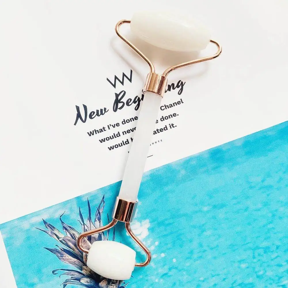 Нефритовый роликовый массажер для лица, цвет розовое золото, натуральный мрамор, белый нефрит, массажный ролик для лица, инструмент для уход... 
Нефритовый роликовый массажер для лица, цвет розовое золото, натуральный мрамор, белый нефрит, массажный ролик для лица, инструмент для уход...