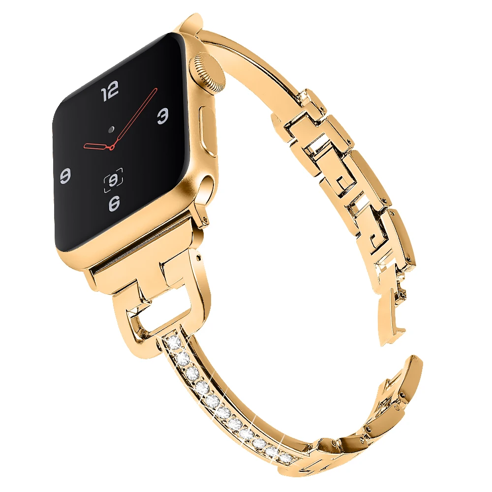 Letter D Diamond Slim Bracelet for Apple Watch 6 Band 44mm 40mm 42mm 38mm Women Fashion Steel Strap for iWatch Series SE/5/4/3/2 
Letter D Diamond Slim Bracelet for Apple Watch 6 Band 44mm 40mm 42mm 38mm Women Fashion Steel Strap for iWatch Series SE/5/4/3/2