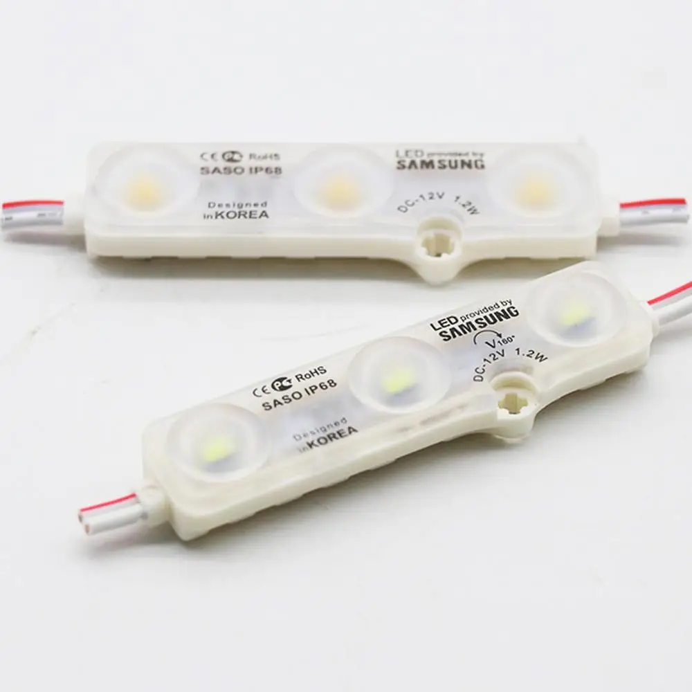 Samsung Chip SMD 5730 3 LED Module Lighting 12V IP68 Waterproof White warm white Led Modules Ultra Bright Sign Strip Backlight 
Samsung Chip SMD 5730 3 LED Module Lighting 12V IP68 Waterproof White warm white Led Modules Ultra Bright Sign Strip Backlight