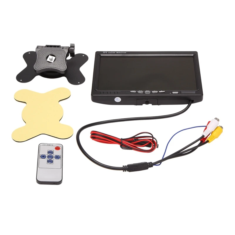 12V-24V 7 Inch TFT LCD Color HD Monitor for Car CCTV Reverse Rear View Backup Camera Automotive Electronic Accessories
12V-24V 7 Inch TFT LCD Color HD Monitor for Car CCTV Reverse Rear View Backup Camera Automotive Electronic Accessories