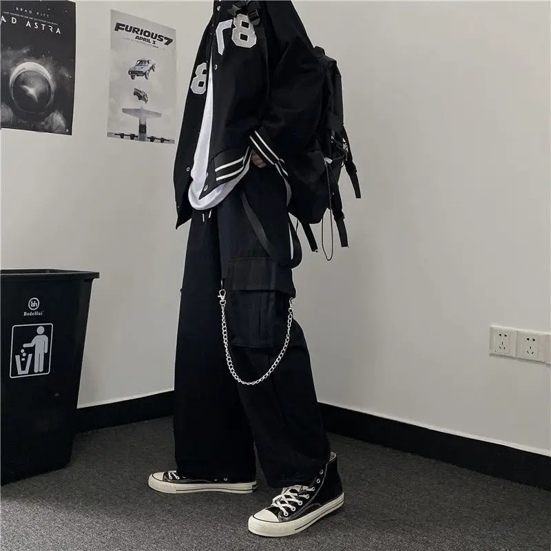 pants man autumn new Hip-hop personality tooling pant Korean fashion male students oversize casual trousers street men clothes
pants man autumn new Hip-hop personality tooling pant Korean fashion male students oversize casual trousers street men clothes