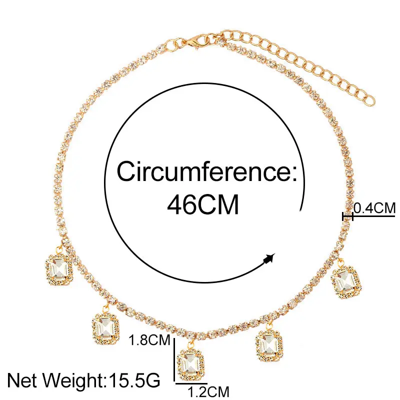 2021 Trendy Colorful Square Crystal Pendant Tennis Chain Necklaces For Women Shiny Rhinestone Chain Necklace Party Jewelry Gifts
2021 Trendy Colorful Square Crystal Pendant Tennis Chain Necklaces For Women Shiny Rhinestone Chain Necklace Party Jewelry Gifts