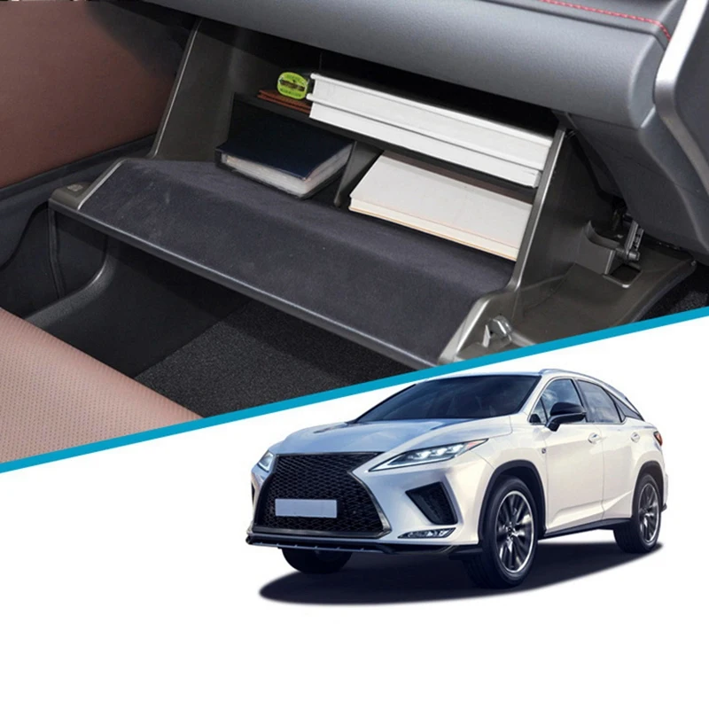 Glove Box Organizer Interval Car Center Console Storage Insert Divider Accessories Set For Lexus RX 2016-2020 | Спорт и развлечения
