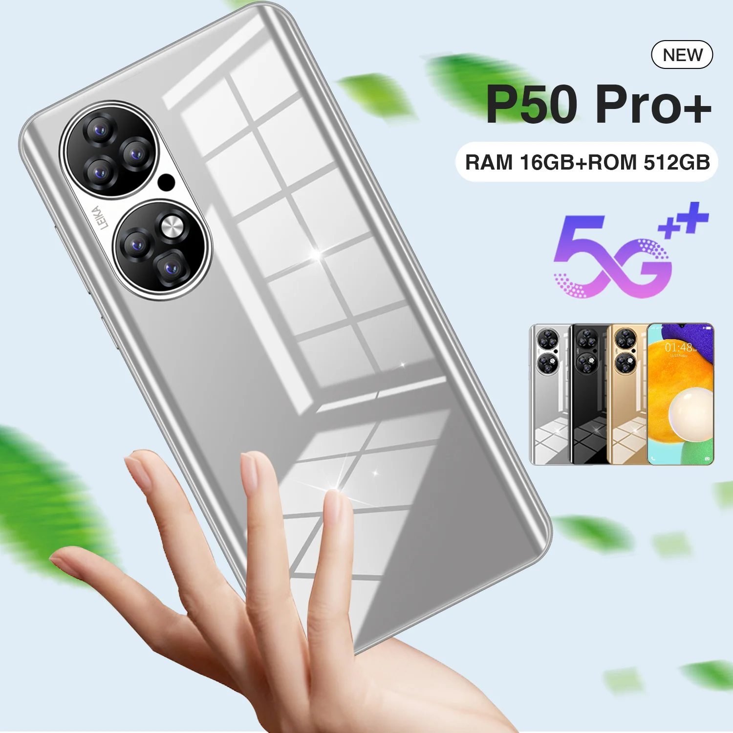 Global Version 6.7inch P50pro+ Android 11.0 Smartphone 16+512G 32+64MP 10 Core 5600mAh Support Google GPS HD Screen 5G Phone
Global Version 6.7inch P50pro+ Android 11.0 Smartphone 16+512G 32+64MP 10 Core 5600mAh Support Google GPS HD Screen 5G Phone