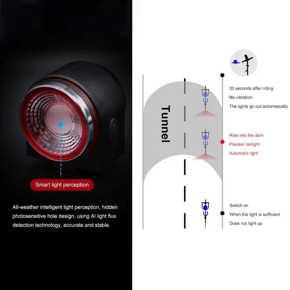 Bike Tail Light Wireless Anti-Theft Alarm Lock WarningSmart Bicycle Brake Rear Light Rainproof LED with Remote Control
Bike Tail Light Wireless Anti-Theft Alarm Lock WarningSmart Bicycle Brake Rear Light Rainproof LED with Remote Control