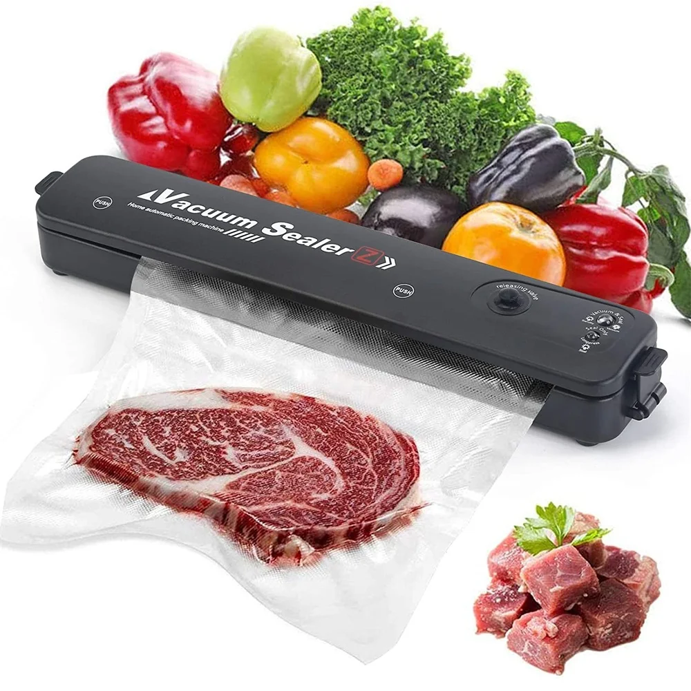 220V/110V Vacuum Sealer Packaging Machine EU/US Plug With Free 10pcs Vacuum Bags Household Black Food Vacuum Sealer
220V/110V Vacuum Sealer Packaging Machine EU/US Plug With Free 10pcs Vacuum Bags Household Black Food Vacuum Sealer