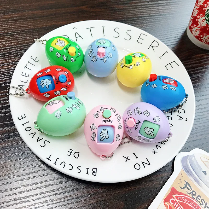 Забавные брелки Mora с мультяшным яйцом красочный игрушечный брелок Gacha Женская