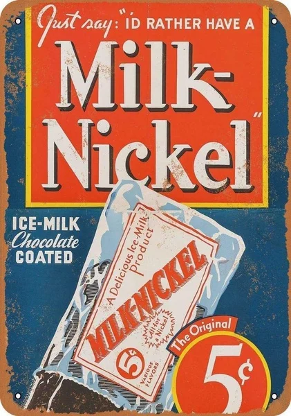 Milk-Nickel Tin Sign art wall decoration,vintage aluminum retro metal sign,iron painting
Milk-Nickel Tin Sign art wall decoration,vintage aluminum retro metal sign,iron painting