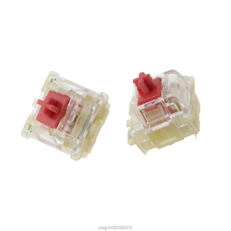 2 шт. оригинальный Cherry MX RGB бесшумный Розовый и красный цвет 3Pin Скорость серебро
