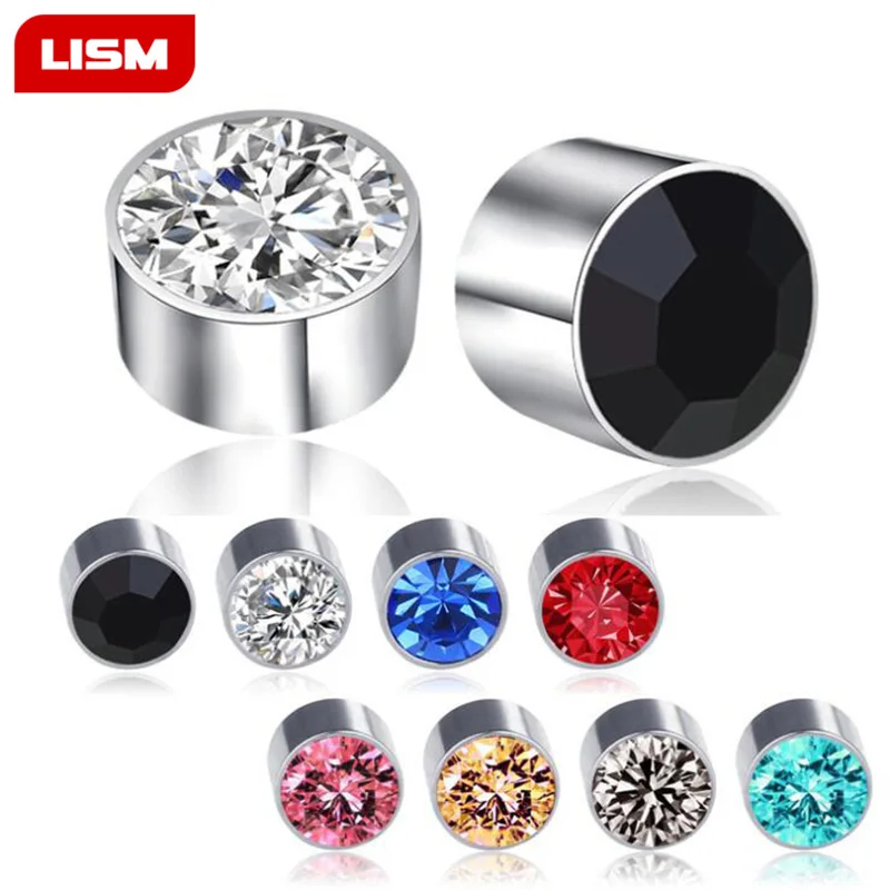 1 Pair Trendy Crystal Stud Earrings multicolor Rhinestone Magnet Earrings for Men Women No Pierced Hole
1 Pair Trendy Crystal Stud Earrings multicolor Rhinestone Magnet Earrings for Men Women No Pierced Hole
