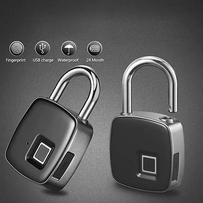 Hard Stainless Steel Anti-hammer Anti-theft Fingerprint Lock Bluetooth Fingerprint Password Padlock App Remote Management Unlock
Hard Stainless Steel Anti-hammer Anti-theft Fingerprint Lock Bluetooth Fingerprint Password Padlock App Remote Management Unlock