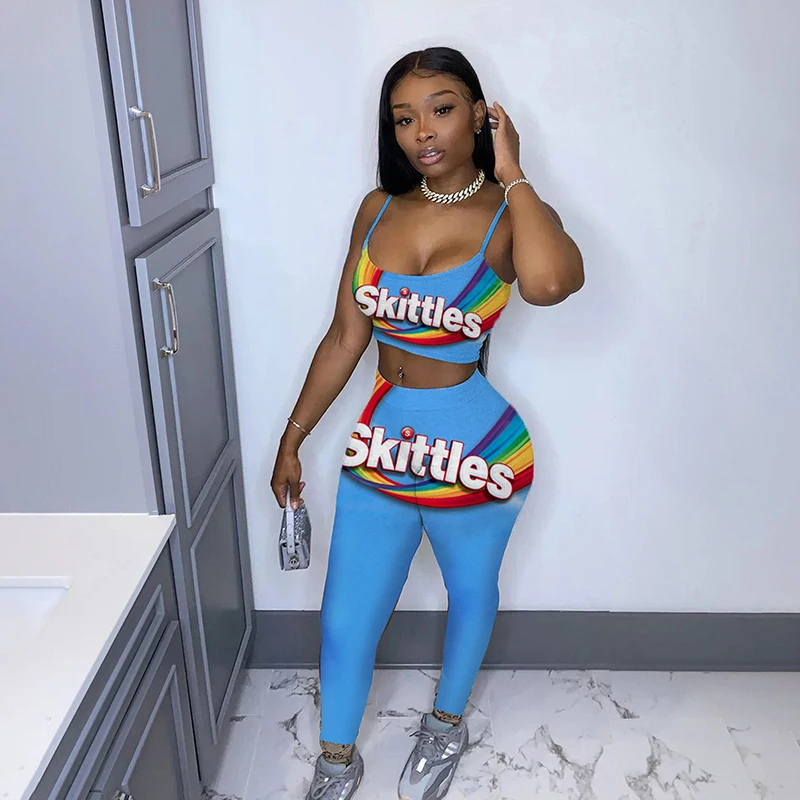 Women Snack Sporty Bodycon Tracksuit Women Two Piece Set Leggings and Crop Top Sexy Club Outfits Matching Sets
Women Snack Sporty Bodycon Tracksuit Women Two Piece Set Leggings and Crop Top Sexy Club Outfits Matching Sets