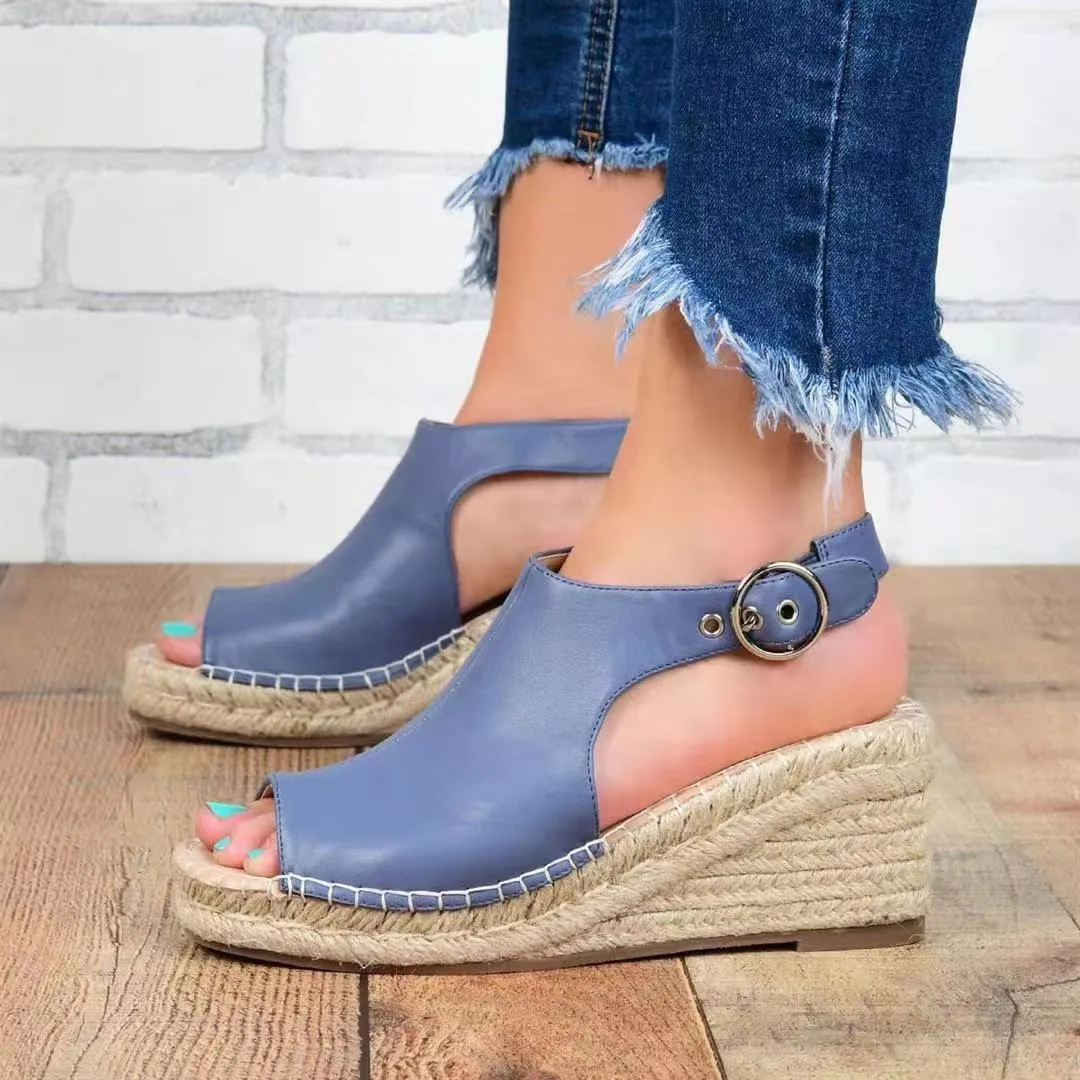Women's sandals new style comfortable and breathable thick-soled casual high-heeled shoes fashion party sexy wedge women's shoes
Women's sandals new style comfortable and breathable thick-soled casual high-heeled shoes fashion party sexy wedge women's shoes