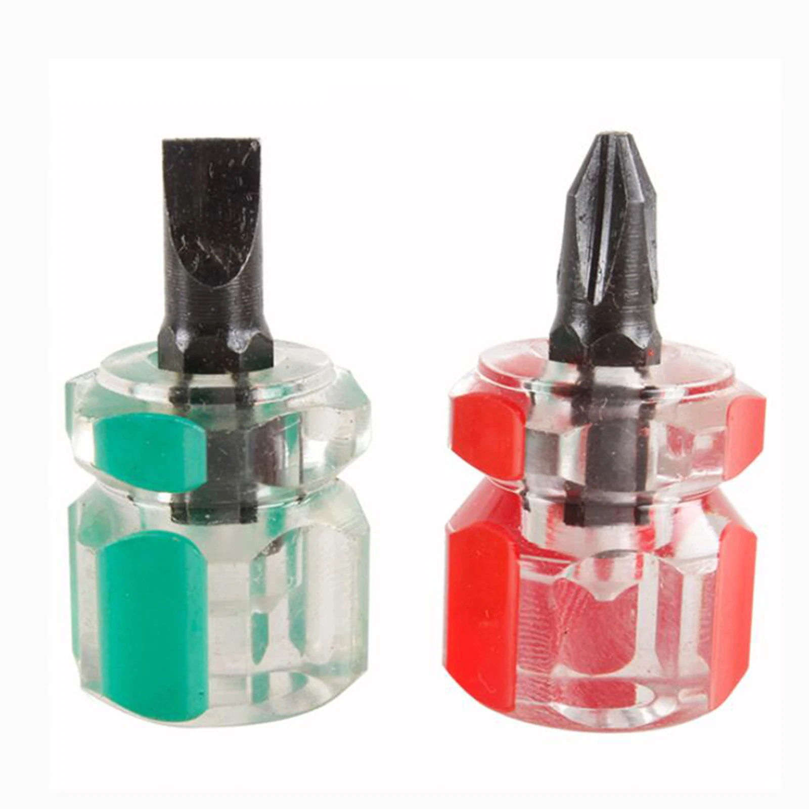 1Piece Portable Screwdriver Mini Slotted and Cross-Head Screwdriver Repair Tools Transparent Handle Daily Repairing Use
1Piece Portable Screwdriver Mini Slotted and Cross-Head Screwdriver Repair Tools Transparent Handle Daily Repairing Use