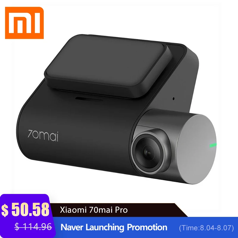 Xiaomi 70mai Pro Автомобильный видеорегистратор 1944P 24H парковка Motinor Английский Голос ADAS