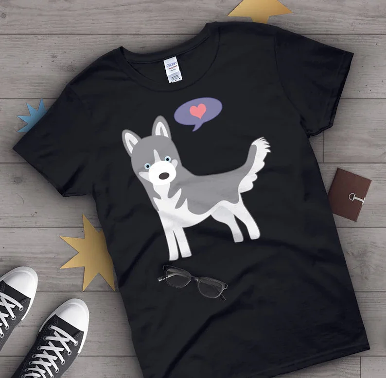 Custom Husky Shirt, Women Men, Dog Lover Gift, Cute Husky T-shirt,Men T-shirt Short Sleeved
Custom Husky Shirt, Women Men, Dog Lover Gift, Cute Husky T-shirt,Men T-shirt Short Sleeved