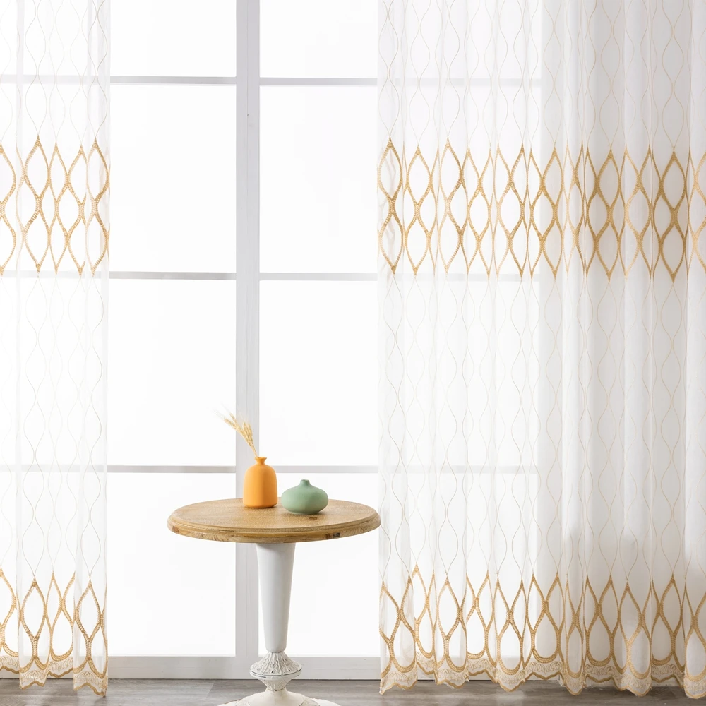 New Arrival Embroidered Tulle Curtains For Living Room Sheer Curtain for Bedroom Window Kitchen Screening Voile Curtains Drapes
New Arrival Embroidered Tulle Curtains For Living Room Sheer Curtain for Bedroom Window Kitchen Screening Voile Curtains Drapes
