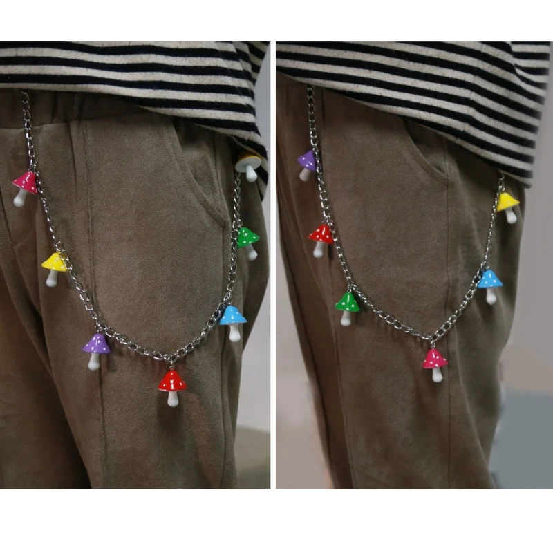 Colorful Mushroom Pendant Keychain Harajuku Mushroom Jeans Pants Chain Jewelry 45BC
Colorful Mushroom Pendant Keychain Harajuku Mushroom Jeans Pants Chain Jewelry 45BC