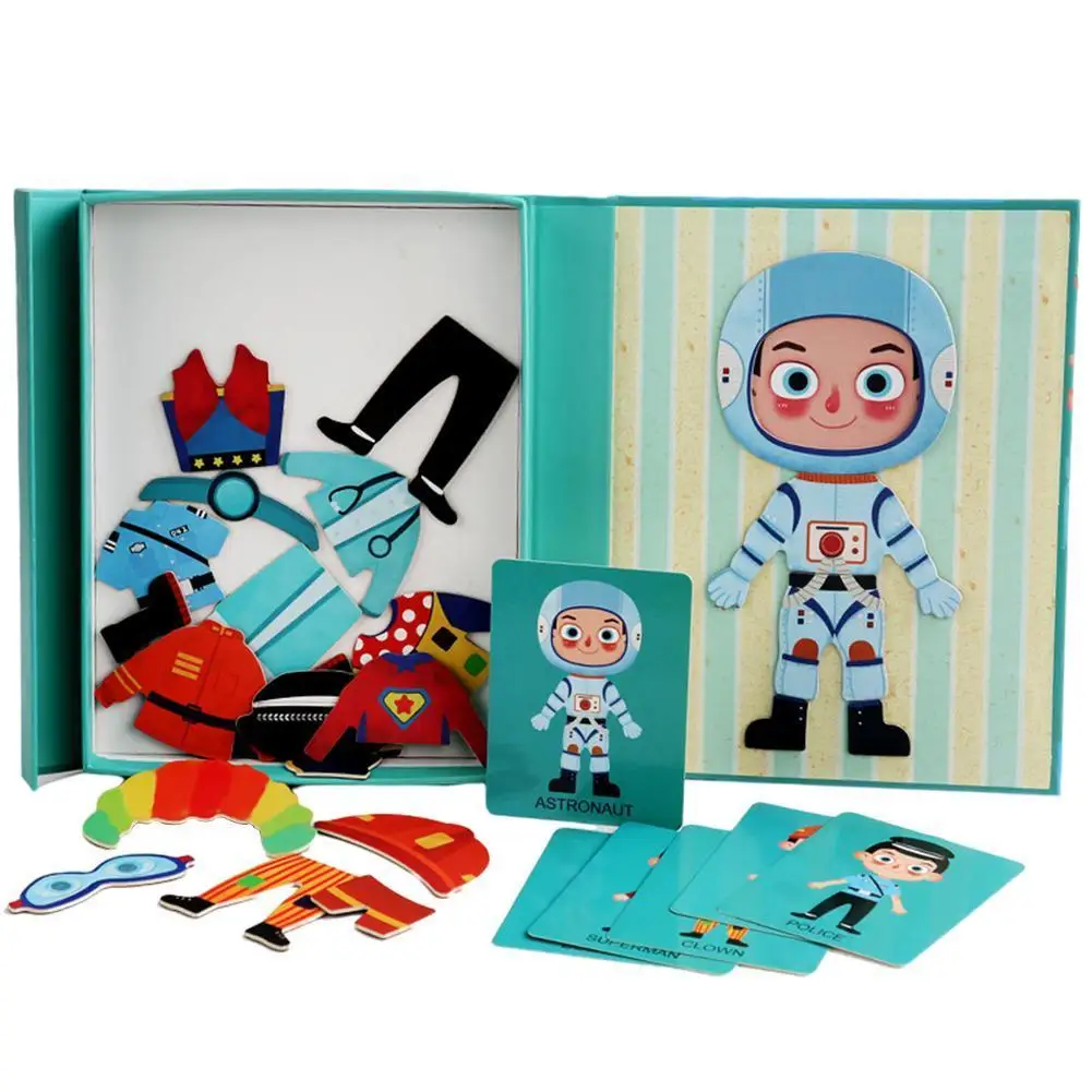 Magnetic Puzzles Clothes Changing Dressing Up Puzzle Children Hand-eye Coordination Training Magnetic Learning Educational Toys
Magnetic Puzzles Clothes Changing Dressing Up Puzzle Children Hand-eye Coordination Training Magnetic Learning Educational Toys
