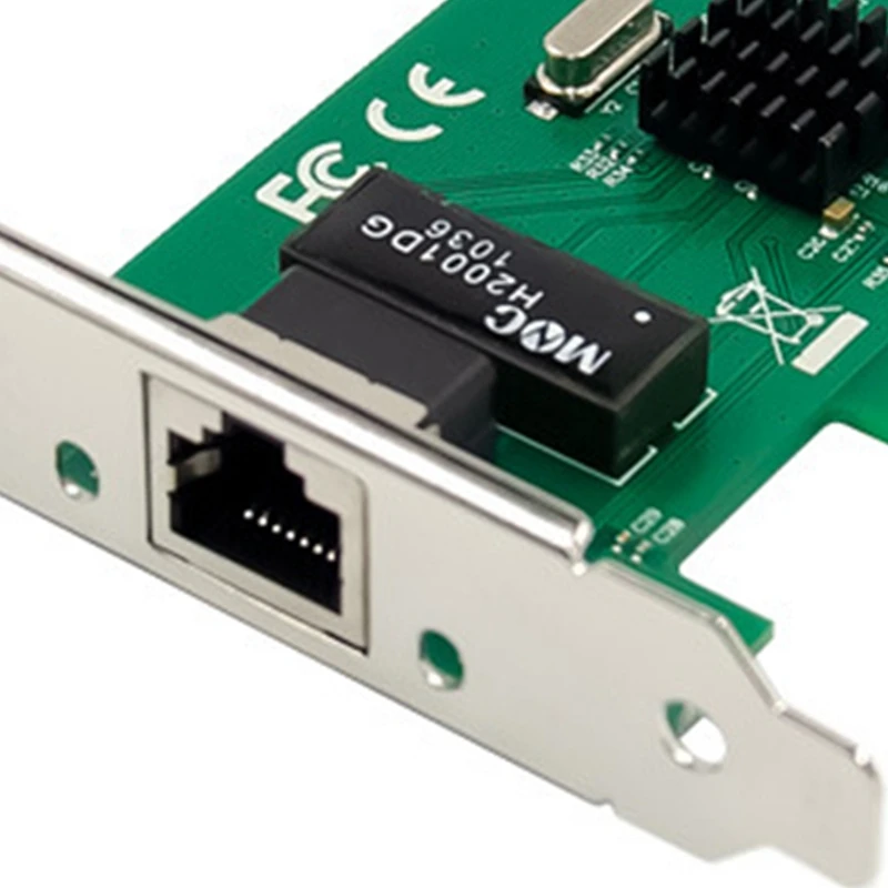 PCI-E Gigabit Ethernet Network Card Single Electrical Oort RJ45 10/100/1000M BASE-T Ethernet LAN Card
PCI-E Gigabit Ethernet Network Card Single Electrical Oort RJ45 10/100/1000M BASE-T Ethernet LAN Card