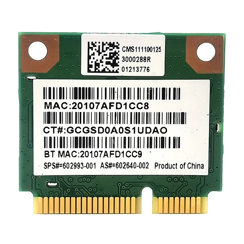 Беспроводная сетевая карта RTL8188CEB8 для HP Universal Edition, беспроводная + Bluetooth комбинированная компьютерная встроенная сетевая карта
Беспроводная сетевая карта RTL8188CEB8 для HP Universal Edition, беспроводная + Bluetooth комбинированная компьютерная встроенная сетевая карта