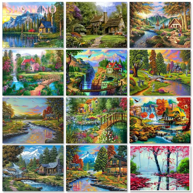 SDOYUNO DIY Painting By Numbers Kit Landscape Painting Wall Art Picture On Canvas Painting For Home Decoration Unique Gift
SDOYUNO DIY Painting By Numbers Kit Landscape Painting Wall Art Picture On Canvas Painting For Home Decoration Unique Gift