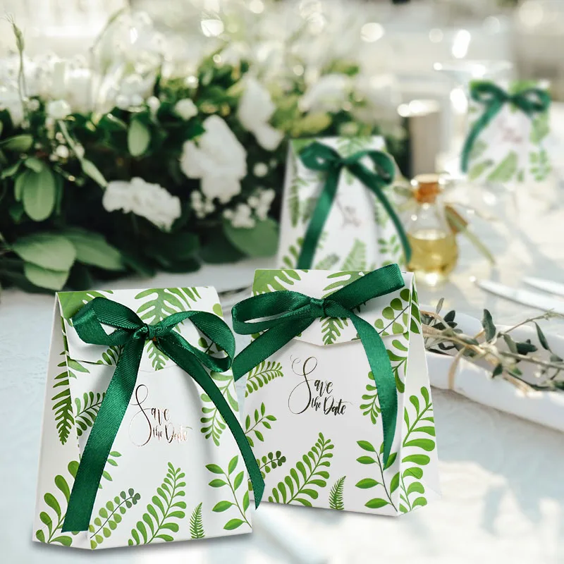 10Pcs Green Leaves Candy Box with Ribbon Bow Wedding Birthday Favors Paper Gift Bag Box Packaging Hawaiian Party Decor Supplies
10Pcs Green Leaves Candy Box with Ribbon Bow Wedding Birthday Favors Paper Gift Bag Box Packaging Hawaiian Party Decor Supplies