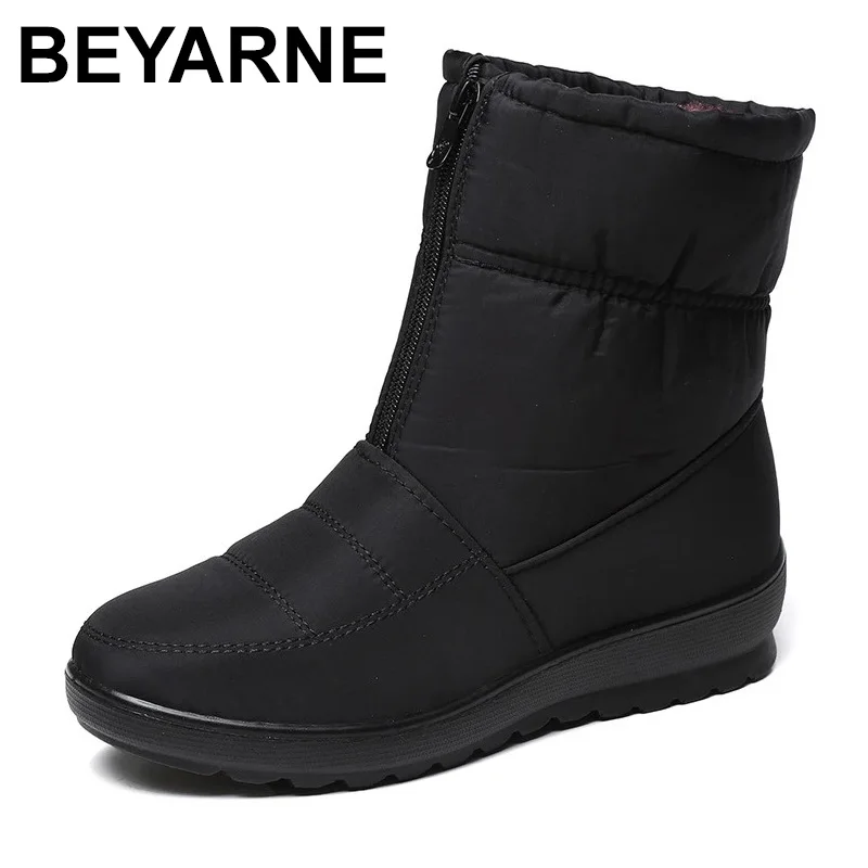 BEYARNEWaterproof Casual Snow Boots Women Winter Shoes 2021 New ZIP Warm Plush Fur Comfortable Women Ankle Boot Female Shoes
BEYARNEWaterproof Casual Snow Boots Women Winter Shoes 2021 New ZIP Warm Plush Fur Comfortable Women Ankle Boot Female Shoes
