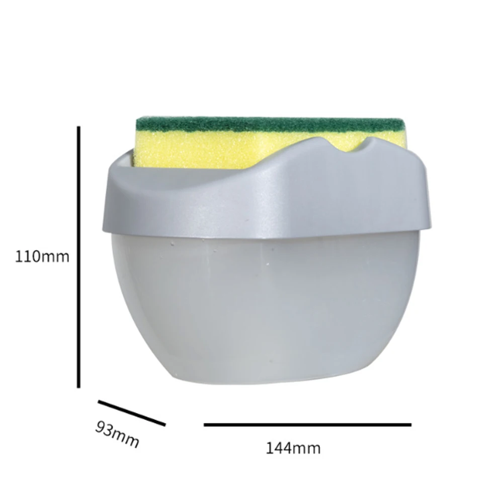 Soap Pump Dispenser with Sponge Holder Cleaning Liquid Dispenser Container Manual Press Soap Organizer Kitchen Soap Dispenser
Soap Pump Dispenser with Sponge Holder Cleaning Liquid Dispenser Container Manual Press Soap Organizer Kitchen Soap Dispenser