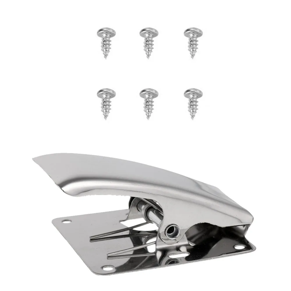 Stainless Steel Fish Fillet Clamp Deep-jaw Fish Tail Clip Coming With 6 Screws Tool For Outdoor Fish Cleaning Camping Picnic
Stainless Steel Fish Fillet Clamp Deep-jaw Fish Tail Clip Coming With 6 Screws Tool For Outdoor Fish Cleaning Camping Picnic