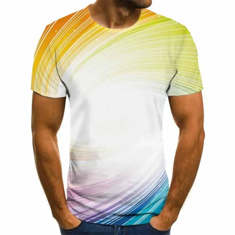 Tunnel Print Short Sleeve Men 'S Summer Fashion European And American Style 3dt Shirt Breathable Top
Tunnel Print Short Sleeve Men 'S Summer Fashion European And American Style 3dt Shirt Breathable Top