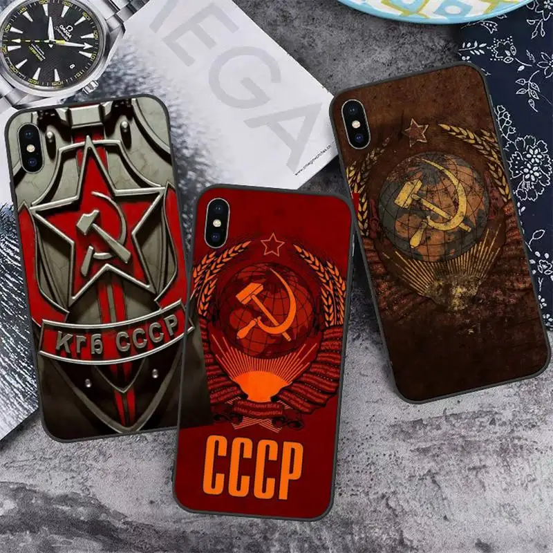 Soviet Union USSR Flag Phone Case for iPhone 11 12 13 pro XS MAX 8 7 6 6S Plus X 5S SE 2020 XR mini
Soviet Union USSR Flag Phone Case for iPhone 11 12 13 pro XS MAX 8 7 6 6S Plus X 5S SE 2020 XR mini